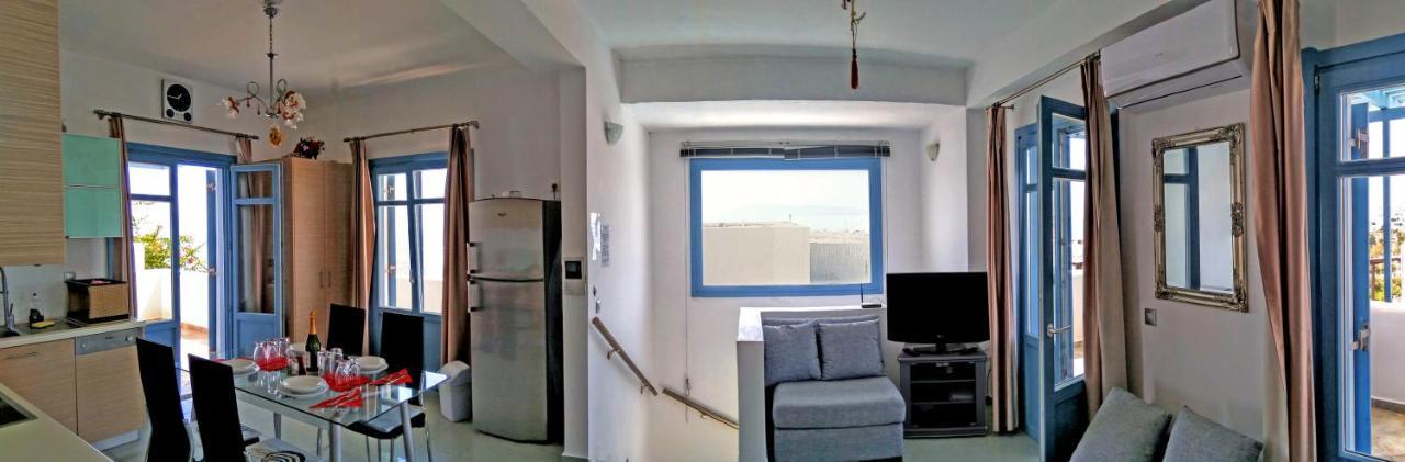 Villa Danae - Seaside Villa With Pool & Hot Tub Piso Livadi Exterior photo