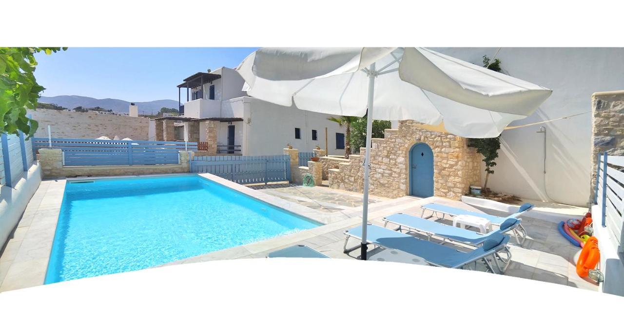 Villa Danae - Seaside Villa With Pool & Hot Tub Piso Livadi Exterior photo
