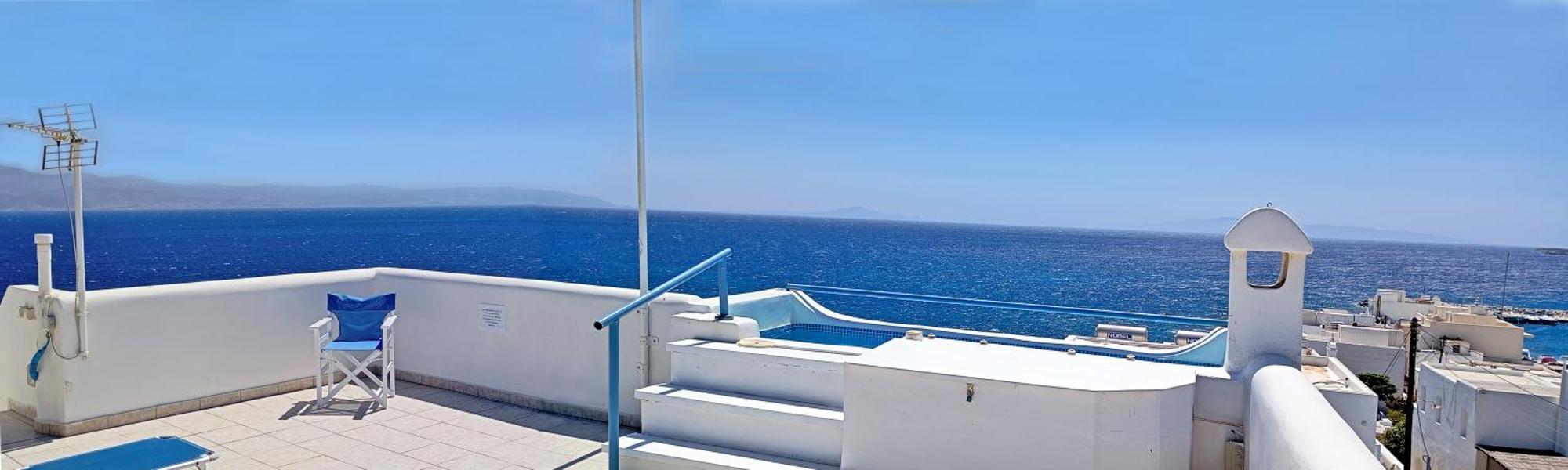 Villa Danae - Seaside Villa With Pool & Hot Tub Piso Livadi Exterior photo